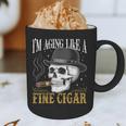 I'm Aging Like a Fine Cigar Skull Dad Retro Adult Graphic Print Coffee Mug I'm Aging Like a Fine Cigar Skull Dad Retro Adult Graphic Print Coffee Mug