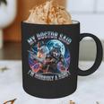 I'm A Beast Alpha Man Alpha Wolves Jokes Dad Papa Alpha Wolf Graphic Print Coffee Mug