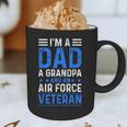 I’m A Dad Grandpa Air Force Veteran Distressed Graphic Print Coffee Mug
