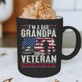 I'm A Dad Grandpa And Veteran Retro Papa Grandpa Graphic Print Coffee Mug