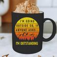 I'm Outstanding Retro Introvert Mountain Trip Lover Graphic Print Coffee Mug I'm Outstanding Retro Introvert Mountain Trip Lover Graphic Print Coffee Mug