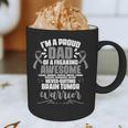 I'm A Proud Dad Brain Tumor Warrior Brain Tumor Survivor Graphic Print Coffee Mug