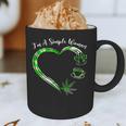 I'm A Simples Woman Loves Weed Coffee And Dog Dad Mom Graphic Print Coffee Mug