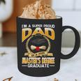 I'm A Super Proud Dad Of A 2025 Master's Degree Graduate Graphic Print Coffee Mug