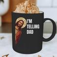 I'm Telling Dad Religious Christian Jesus Meme Graphic Print Coffee Mug