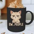 Introvert Anime Cat Ew People Graphic Print Coffee Mug Introvert Anime Cat Ew People Graphic Print Coffee Mug