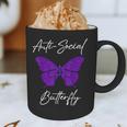 Introvert Antisocial Butterfly For Women Men Graphic Print Coffee Mug Introvert Antisocial Butterfly For Women Men Graphic Print Coffee Mug