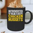 Introvert Antisocial Chicken Nugget Lover Foodie Graphic Print Coffee Mug Introvert Antisocial Chicken Nugget Lover Foodie Graphic Print Coffee Mug