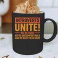 Introvert Antisocial Sarcasm Introverts Unite Anti Social Graphic Print Coffee Mug