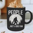 Introvert Bigfoot People Not A Big Fan Dad Joke Graphic Print Coffee Mug Introvert Bigfoot People Not A Big Fan Dad Joke Graphic Print Coffee Mug