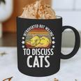 Introvert Cat Kitten Quote For Feline Whisperer Graphic Print Coffee Mug