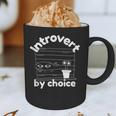 Introvert By Choice Graphic Print Coffee Mug