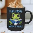 Introvert Herpetologists Amphibian Frog Lover Graphic Print Coffee Mug