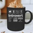Introvert Label Signs Graphic Print Coffee Mug Introvert Label Signs Graphic Print Coffee Mug