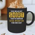 Introvert Quote Motivational For Men Women Kids Graphic Print Coffee Mug