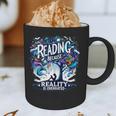 Introvert Reader Bibliofile Bookworm Loves Books Graphic Print Coffee Mug
