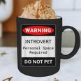 Introvert Warning Danger Do Not Pet Disturb Anti-Social Graphic Print Coffee Mug Introvert Warning Danger Do Not Pet Disturb Anti-Social Graphic Print Coffee Mug