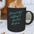 Introvert But Willing To Discuss Parkour Graphic Print Coffee Mug Introvert But Willing To Discuss Parkour Graphic Print Coffee Mug