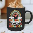 Introvert But Willing To Shape Your Behavior Graphic Print Coffee Mug