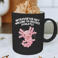 Introverted But Willing To Discuss Axolotl Salamander Graphic Print Coffee Mug Introverted But Willing To Discuss Axolotl Salamander Graphic Print Coffee Mug