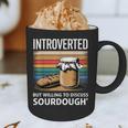 Introverted But Willing To Discuss Sourdough Vintage Baking Graphic Print Coffee Mug