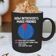 How Introverts Make Friends Sayings For Introverts Graphic Print Coffee Mug How Introverts Make Friends Sayings For Introverts Graphic Print Coffee Mug