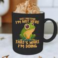 Introverts Thats What Im Doing Just Pretends Graphic Print Coffee Mug