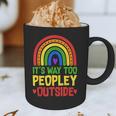 It's Way Too Peopley Outside Anti Social Introvert Graphic Print Coffee Mug