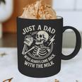 Just A Dad Who Always Came Back Skeleton Fathers Day Graphic Print Coffee Mug