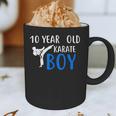 Karate Boy 10 Year Old Kids Shirt Graduation Graphic Print Coffee Mug