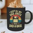 I Keep All My Dad Jokes In A Dad-A-Base Shirt Men Dad Joke Graphic Print Coffee Mug