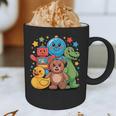 Kidcore Aesthetic Retro Vibes Colorful Cartoon Nostalgia Graphic Print Coffee Mug