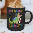 Kids 1st Grade Graduate Dinosaur Trex 1st Grade Graduation Graphic Print Coffee Mug