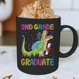Kids 2nd Grade Graduate Dinosaur Trex 2nd Grade Graduation Graphic Print Coffee Mug