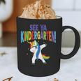 Kids Dabbing Unicorn Kindergarten Graduation See Ya Graphic Print Coffee Mug