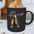 Kids HBCU Boys Grad Dabbing Graduation Graphic Print Coffee Mug
