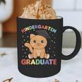 Kids Kindergarten Graduate Cat Graduation Graphic Print Coffee Mug