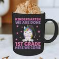 Kids Kindergarten Graduate Unicorn Graduation Graphic Print Coffee Mug