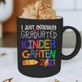 Kids Kindergarten Graduation Class Of 2021 Shirt I Just Graduated Graphic Print Coffee Mug