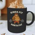 Kinda Fit Sorta Fat Gym Dad BOD Workout Apparel Graphic Print Coffee Mug