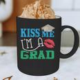 Kiss Me I'm A Grad 2018 Senior Graduation Graphic Print Coffee Mug