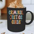 Lawyer True Crime Lover Addict Graduation Apparel Criminal Justice Girlie Major Degree Future Detective Graphic Print Coffee Mug