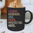 Legend Husband Dad Papa Protector Hero For Dad Graphic Print Coffee Mug