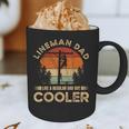 Lineman Dad Like A Regular Dad But Cooler Lineman Graphic Print Coffee Mug