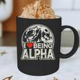 I Love Being Alpha Moonlit Wolf Meme Alpha Introvert Graphic Print Coffee Mug I Love Being Alpha Moonlit Wolf Meme Alpha Introvert Graphic Print Coffee Mug