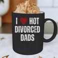 I Love Hot Divorced Dads Red Hearts Graphic Print Coffee Mug