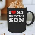 I Love My Introvert Son I Heart My Introvert Son Graphic Print Coffee Mug