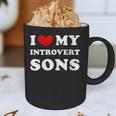 I Love My Introvert Sons I Heart My Introvert Sons Graphic Print Coffee Mug