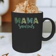 Mama Saurus Dinosaur Birthday Mom Dad Birthday Boy T-Rex Graphic Print Coffee Mug