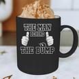 The Man Behind The Bump Baby Shower Shirts For Mom And Dad Graphic Print Coffee Mug